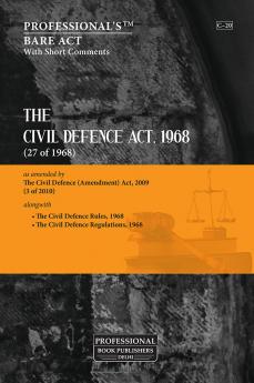 Civil Defence Act 1968 alongwith Rules & Regulations