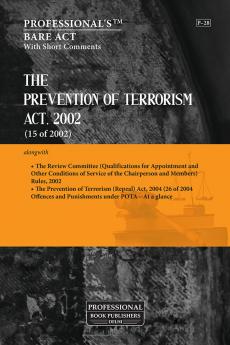 Prevention of Terrorism Act 2002 alongwith Rules & Acts