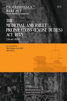 Medicinal and Toilet Preparations (Excise Duties) Act 1955 as amended by Finance Act 2011