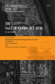 Sale of Goods Act 1930 as amended by Jammu and Kashmir Reorganisation Act 2019
