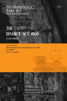 Divorce Act 1869 as amended by Personal Laws (Amendment) Act 2019