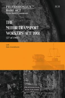 Motor Transport Workers Act 1961 With State Amendments