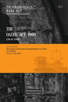 Oaths Act 1969 as amended by Jammu and Kashmir Reorganisation Act 2019