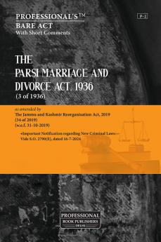 Parsi Marriage and Divorce Act 1936 as amended by Jammu and Kashmir Reorganisation Act 2019