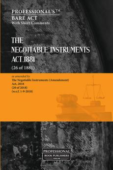 The Negotiable Instruments Act 1881