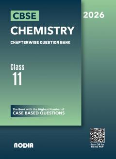 NODIA CBSE Class 11 Chemistry Chapterwise Question Bank for 2026 Exam | As Per Latest NCERT Syllabus