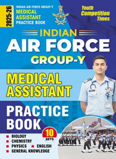 2025-26 Indian Air Force Group-Y Medical Assistant Practice Book 352 695.