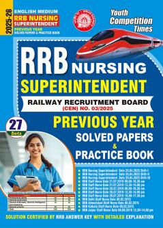 2025-26 RRB Nursing Superintendent Solved Papers and Practice Book 336 695 E.