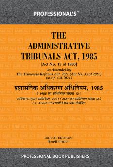 PROFESSIONAL'S Hindi English Administrative Tribunals Act 1985 Diglot Edition