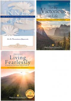 Living Fearlessly + To Be Victorious in Life + Inner Peace by Paramahansa Yogananda (Hardcover)