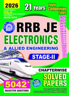 2025-26 RRB JE Stage-II Electronics & Allied Engineering Solved Papers and Practice Book 576 1095 E.