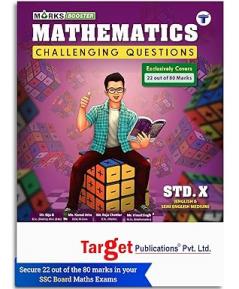 Std 10 Maths Challenging Questions Book | Mathematics Chapterwise Important Questions (HOTS) with Solutions For Improved Practice | Based on SSC New Paper Pattern | Maharashtra Board [Paperback] Content Team at Target Publications