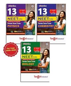 13 Years NEET UG Previous Year Solved Question Papers with NEET PYQ Chapterwise Topicwise Solutions For NEET 2026 Exam | Physics Chemistry Biology | 3000+ MCQs | As per Latest Syllabus (PSP)