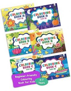 TARGET PUBLICATIONS Blossom Colouring Books 2 To 7 Year Old Kids Crayon And Pencil Colouring Nursery Preschool And Primary Children Set Of 6 Books [Paperback] Content Team At [Paperback]