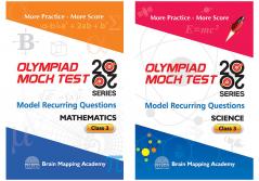 COMBO PACK: OLYMPIAD MOCK TEST 20-20 - Mathematics & Science for CLASS 3 [Set of 2 Books]