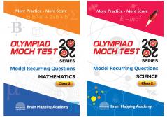 COMBO PACK: OLYMPIAD MOCK TEST 20-20 - Mathematics & Science for CLASS 2 [Set of 2 Books]