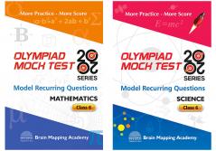 COMBO PACK: OLYMPIAD MOCK TEST 20-20 - Mathematics & Science for CLASS 6 [Set of 2 Books]