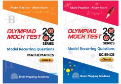 COMBO PACK: OLYMPIAD MOCK TEST 20-20 - Mathematics & Science for CLASS 8 [Set of 2 Books]