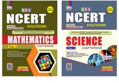 G.R Bathla Combo: NCERT Solutions Mathematics and Science for Class-X (Set of 2 books) - 2024-2025