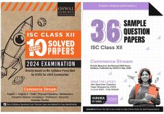 Oswal - Gurukul ISC Commerce Combo of 36 Sample Question Papers and 10 Years Solved Papers for Class 12 Exam 2024
