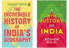 Complete History of India & The Incredible History of India's Geography Sanjeev Sanyal and Sowmya Rajendran  (Set of 2 Books)