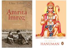 Book of Hanuman & Amrita -Imroz: A Love Story by Trilok Uma (Set of 2 Books)