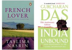 French Lover : A Novel & India Unbound: from Independence to the Global Information age (Set of 2 Books)