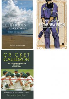 Combo of Cricket Cauldron Brave New Pitch: The Evolution Of Modern Cricket and Corridors Of Uncertainty : World Cup 2007 & Beyond (Set of 3 Books)