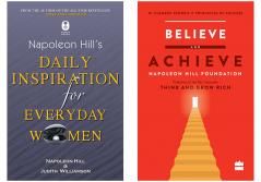 Combo of BELIEVE AND ACHIEVE by stone W Clemen and Daily Inspiration For Everyday Women by Hill Napoleon (Set of 2 Books)