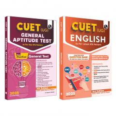 PW CUET (UG) General Aptitude Test and English 2025 Combo Set of 2 Books l Chapterwise & Topicwise Question Bank with Past Year Questions and Mock Tests