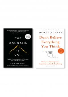 Don’t believe everything you think + The Mountain Is You: Transforming Self-Sabotage Into Self-Mastery (English)