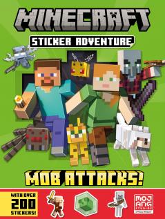 Minecraft Sticker Adventure: Mob Attacks!: A brand-new official sticker book adventure containing hours of fun and adventure for kids.