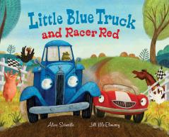 LITTLE BLUE TRUCK AND RACER RED