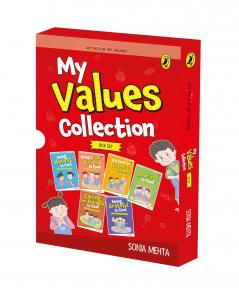 My Values Collection Box Set: A Set of 6 Exciting Story cum Activity Books | Illustrated Storybooks on Values and Good Behaviour | Ages 5 +