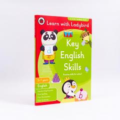 Key English Skills: A Learn With Ladybird 4 in 1 Activity Book â€“ Handwriting Practice First Spelling First Punctuation & First Grammer - Practice Skills for School (5-7 Years)