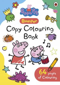 Peppa Pig: Bumper Copy Colouring Book - 64 Copy Colouring Activity Book