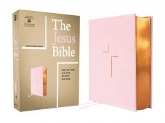 THE JESUS BIBLE ESV EDITION LEATHERSOFT OVER BOARD PINK