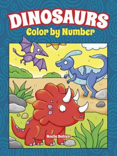 DINOSAURS COLOR BY NUMBER