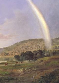 LANDSCAPE WITH RAINBOW NOTEBOOK