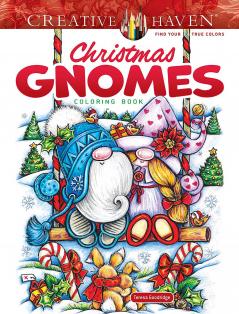 CREATIVE HAVEN CHRISTMAS GNOMES COLORING BOOK