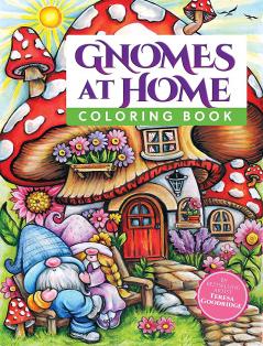 GNOMES AT HOME COLORING BOOK
