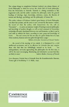 A History of Greek Philosophy