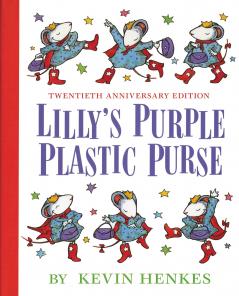 LILLY'S PURPLE PLASTIC PURSE