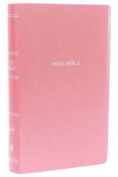 NKJV Gift and Award Bible Leather-Look Pink Red Letter Edition