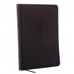 NKJV Value Thinline Bible Large Print Imitation Leather Black Red Letter Edition