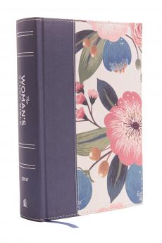NIV The Woman's Study Bible Cloth over Board Blue Floral