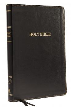 KJV Thinline Bible Large Print Leathersoft Black Thumb