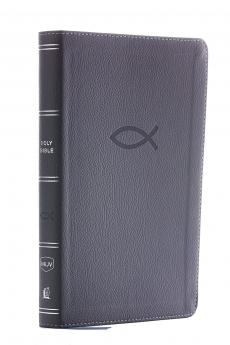 Nkjv Thinline Bible Youth Edition Leathersoft Gray Red Letter Edition Comfort Print