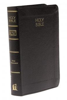 KJV | Vest Pocket New Testament and Psalms | Leathersoft | Black | Red Letter: Holy Bible | King James Version