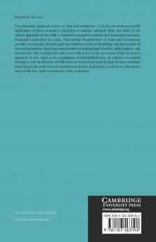 Theoretical Foundations of Law and Economics